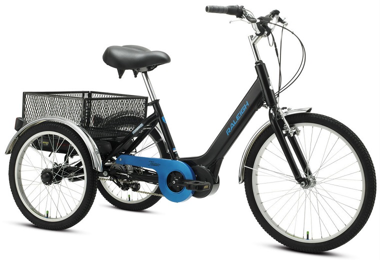 raleigh tristar ie pedal assist electric trike